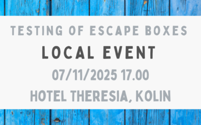 Local Event – Escape Boxes Testing