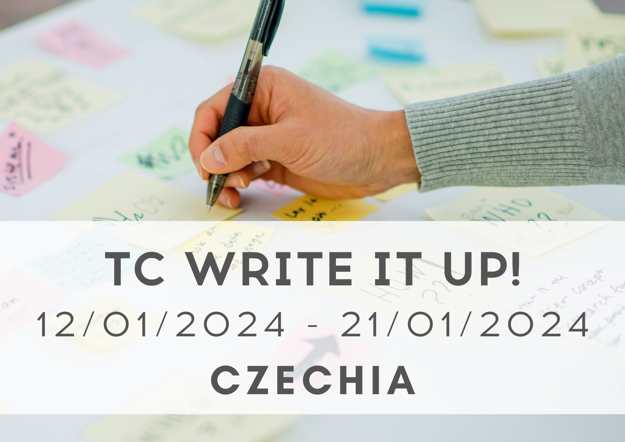 Erasmus+ Training Course "Write It Up", 12-21/01/2024, Czechia