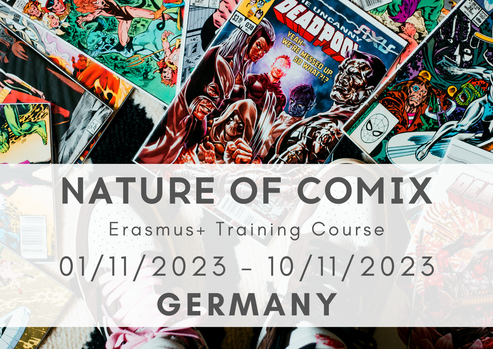 Erasmus+ Training Course NATURE OF COMIX Germany, 1-11 November 2023